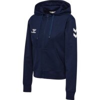 hummel GO 2.0 Chevron Zip Hoodie Damen - marine