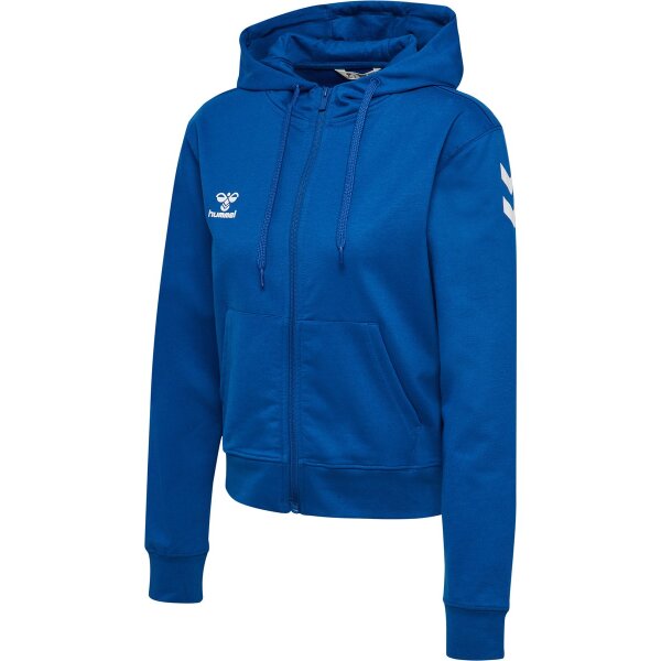 hummel GO 2.0 Chevron Zip Hoodie Damen - true blue