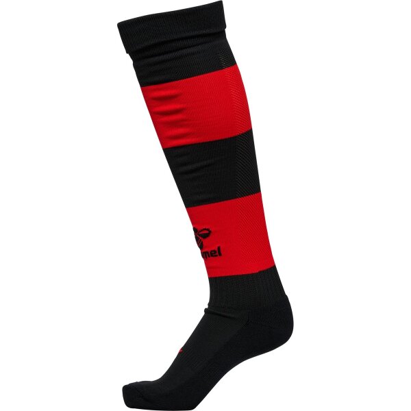hummel Essential Stripe Socken - black/true red