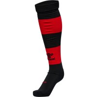 hummel Essential Stripe Socken - black/true red