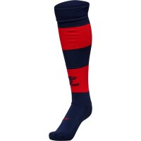 hummel Essential Stripe Socken - marine/true red