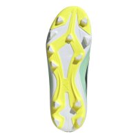 adidas F50 Hyperfast Club FG/MG Kinder Final Rush - grün/schwarz