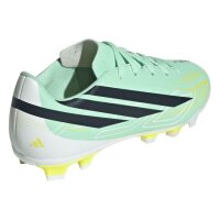 adidas F50 Hyperfast Club FG/MG Kinder Final Rush - grün/schwarz