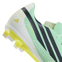 adidas F50 Hyperfast Club FG/MG Kinder Final Rush - grün/schwarz