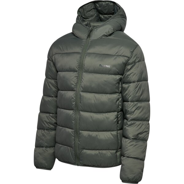 hummel Lightweight Puffer Jacke - castor gray