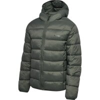 hummel Lightweight Puffer Jacke Unisex - castor gray