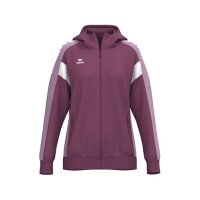 Erima Celebrate 125 Kapuzenjacke Damen - burgundy/lavender