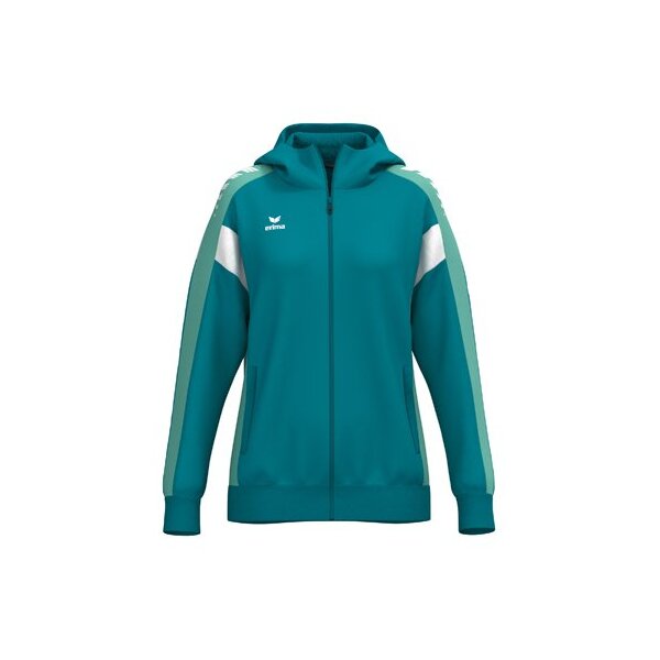 Erima Celebrate 125 Kapuzenjacke Damen - tahitian blue/mint
