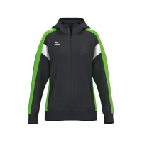 Erima Celebrate 125 Kapuzenjacke Damen - schwarz/green gecko
