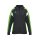 Erima Celebrate 125 Kapuzenjacke Damen - schwarz/green gecko