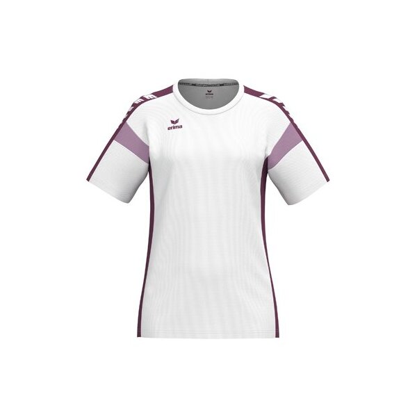 Erima Celebrate 125 T-Shirt Damen - weiß/burgund