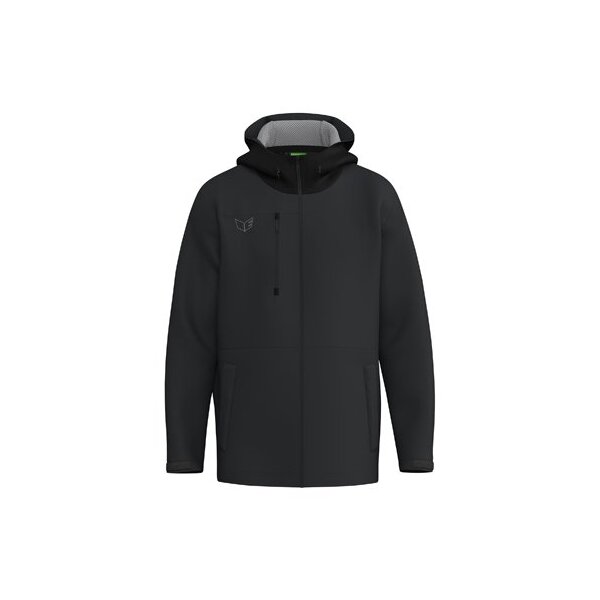 Erima Premia Regenjacke - schwarz