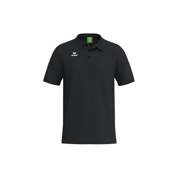 Erima TS Logo Poloshirt - schwarz