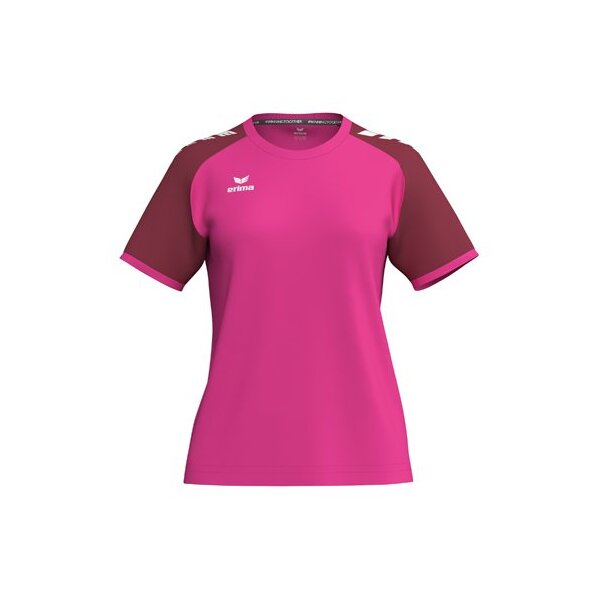 Erima Wings Trikot Damen - pink glo/bordeaux