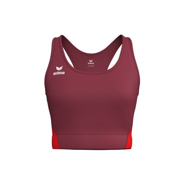 Erima T&F Wings Sport BH Damen - bordeaux/rot