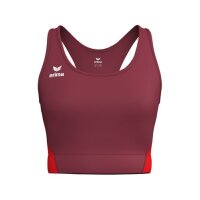 Erima T&F Wings Sport BH Damen - bordeaux/rot