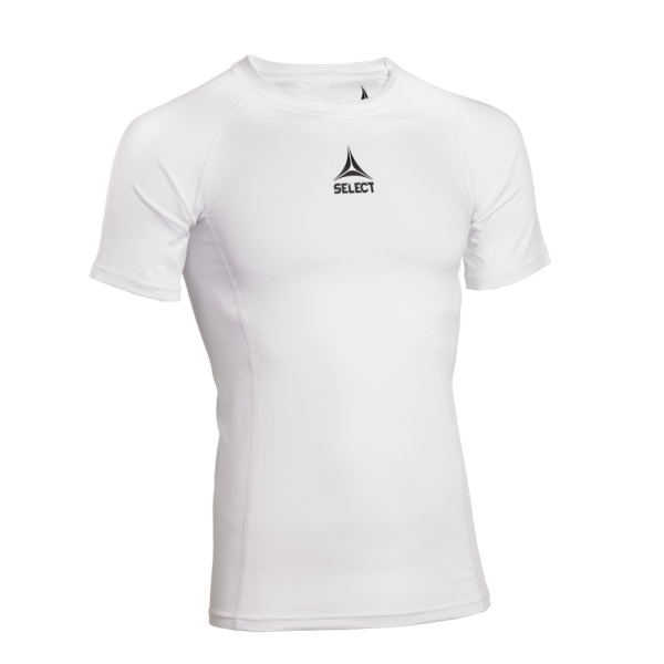 Select Kurzarm Funktionshirt Herren - weiß