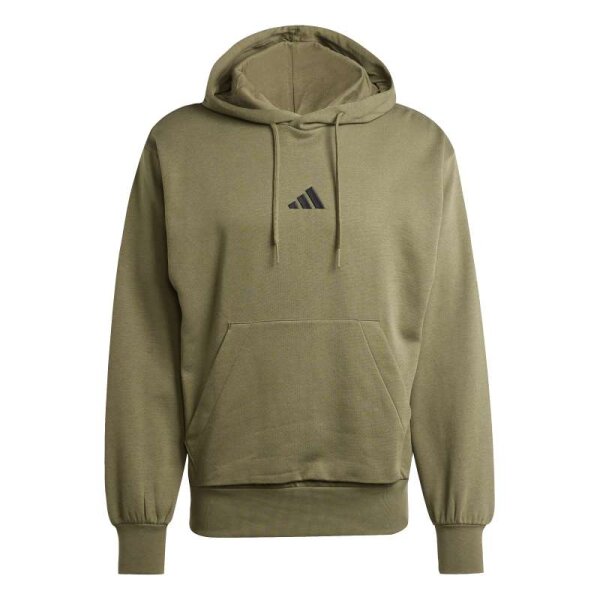 adidas Essentials Feelcozy Hoodie Herren - grün/schwarz