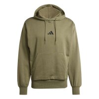 adidas Essentials Feelcozy Hoodie Herren - grün/schwarz
