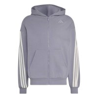 adidas Sweatshirtjacke Herren - lila/weiß