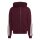 adidas Sweatshirtjacke Herren - dunkelrot/weiß