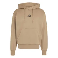 adidas Essentials Feelcozy Hoodie Herren - beige/schwarz