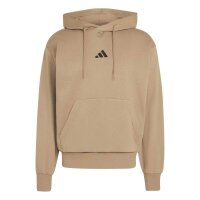 adidas Essentials Feelcozy Hoodie Herren - beige/schwarz