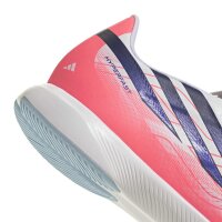 adidas F50 Hyperfast League IN Hallenschuhe Kinder - weiß/blau/rot