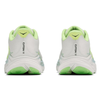 Hoka Clifton 11 Laufschuhe Damen - weiß/grün