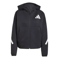 adidas Z.N.E. Zip-Hoodie Damen - schwarz/weiß