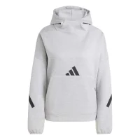 adidas Z.N.E. Hoodie Damen - grau/schwarz