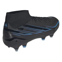 adidas F50 Hyperfast League Mid SG Fußballschuhe Herren - cblack/cblack/lurabl