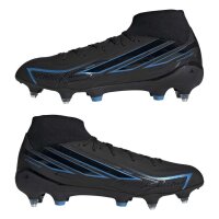 adidas F50 Hyperfast League Mid SG Fußballschuhe Herren - cblack/cblack/lurabl