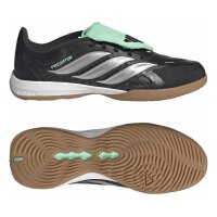 adidas Predator League Fold-Over Tongue Boots IN Hallenschuhe Kinder - cblack/silvmt/pulmin