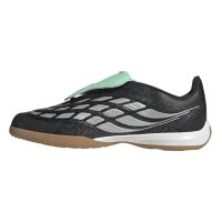 adidas Predator League Fold-Over Tongue Boots IN Hallenschuhe Kinder - cblack/silvmt/pulmin