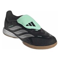 adidas Predator League Fold-Over Tongue Boots IN Hallenschuhe Kinder - cblack/silvmt/pulmin