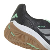 adidas Predator League Fold-Over Tongue Boots IN Hallenschuhe Kinder - cblack/silvmt/pulmin