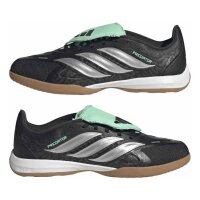 adidas Predator League Fold-Over Tongue Boots IN Hallenschuhe Kinder - cblack/silvmt/pulmin