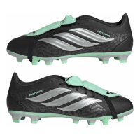 adidas Predator Club Fold-Over Tongue Multi Ground FG Fußballschuhe Herren - cblack/silvmt/pulmin