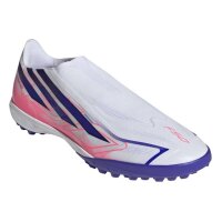 adidas F50 Hyperfast League Laceless TF Fußballschuhe Herren - ftwwht/solpur/soltur