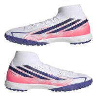 adidas F50 Hyperfast League Mid TF Fußballschuhe Herren - ftwwht/solpur/soltur