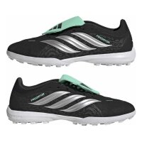 adidas Predator League Fold-Over Tongue TF Fußballschuhe Herren - cblack/silvmt/pulmin