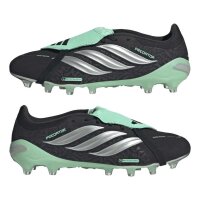 adidas Predator Pro Fold-Over Tongue Artificial Ground AG Fußballschuhe Herren - cblack/silvmt/pulmin
