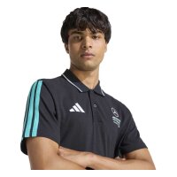 adidas Mercedes-Amg Petronas Formula 1 DNA Poloshirt Herren - schwarz/türkis
