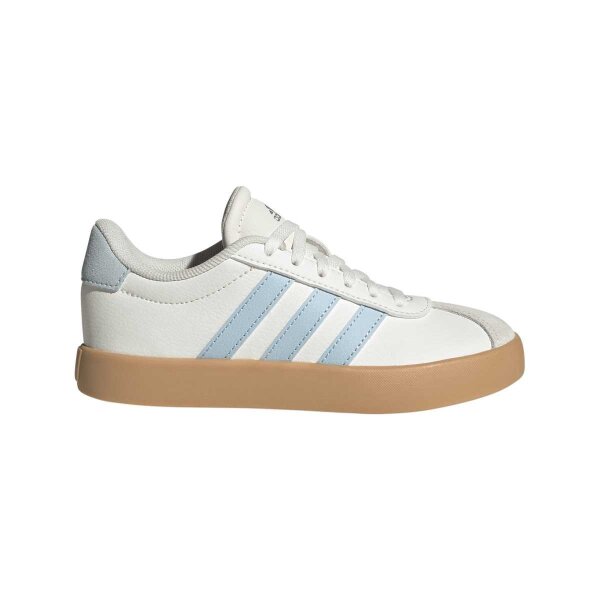 adidas VL Court 3.0 Sneaker Kinder - cwhite/iceblu/gum3