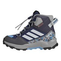 adidas Terrex Ax4r Cw+ Mid Mcft Wanderschuhe Kinder - dkblue/greone/mgsogr