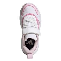 adidas Tensaur Run 4.0 Elastic Lace Sneaker Kinder - ftwwht/pnkfus/clpink