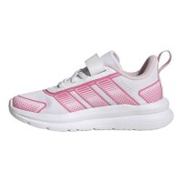 adidas Tensaur Run 4.0 Elastic Lace Sneaker Kinder - ftwwht/pnkfus/clpink