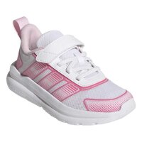 adidas Tensaur Run 4.0 Elastic Lace Sneaker Kinder - ftwwht/pnkfus/clpink