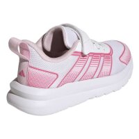 adidas Tensaur Run 4.0 Elastic Lace Sneaker Kinder - ftwwht/pnkfus/clpink